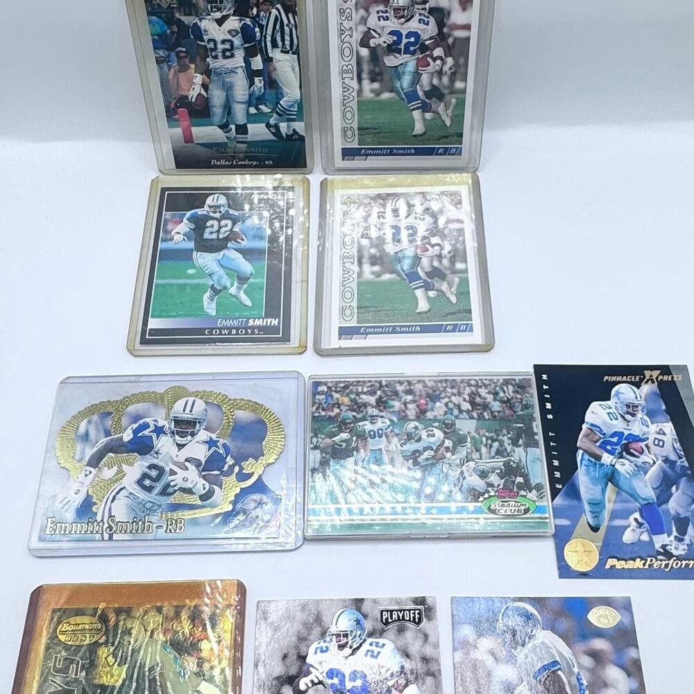 Emmitt Smith Football Card Bundle